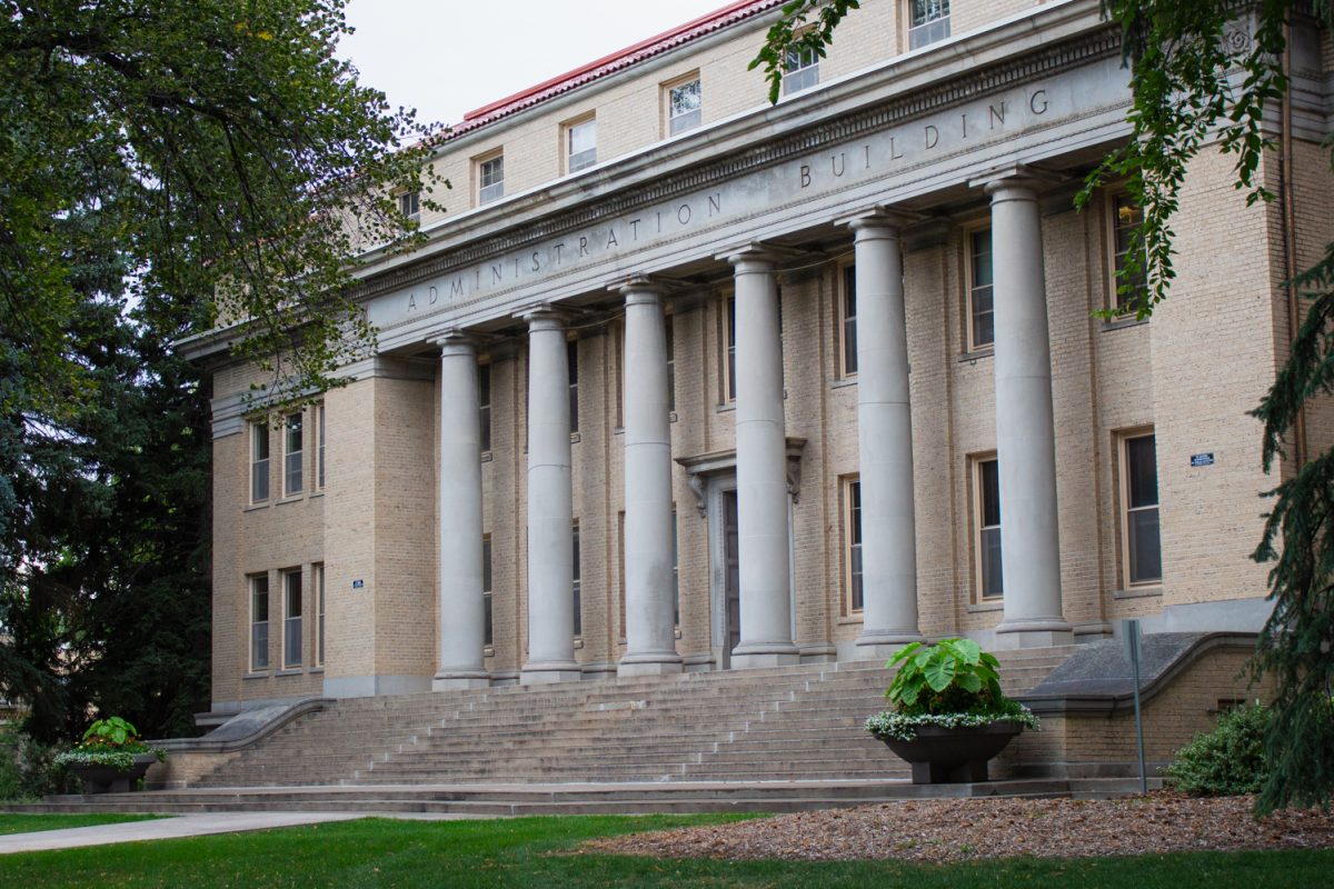 The Colorado State University Administration Building Sept. 14. 
