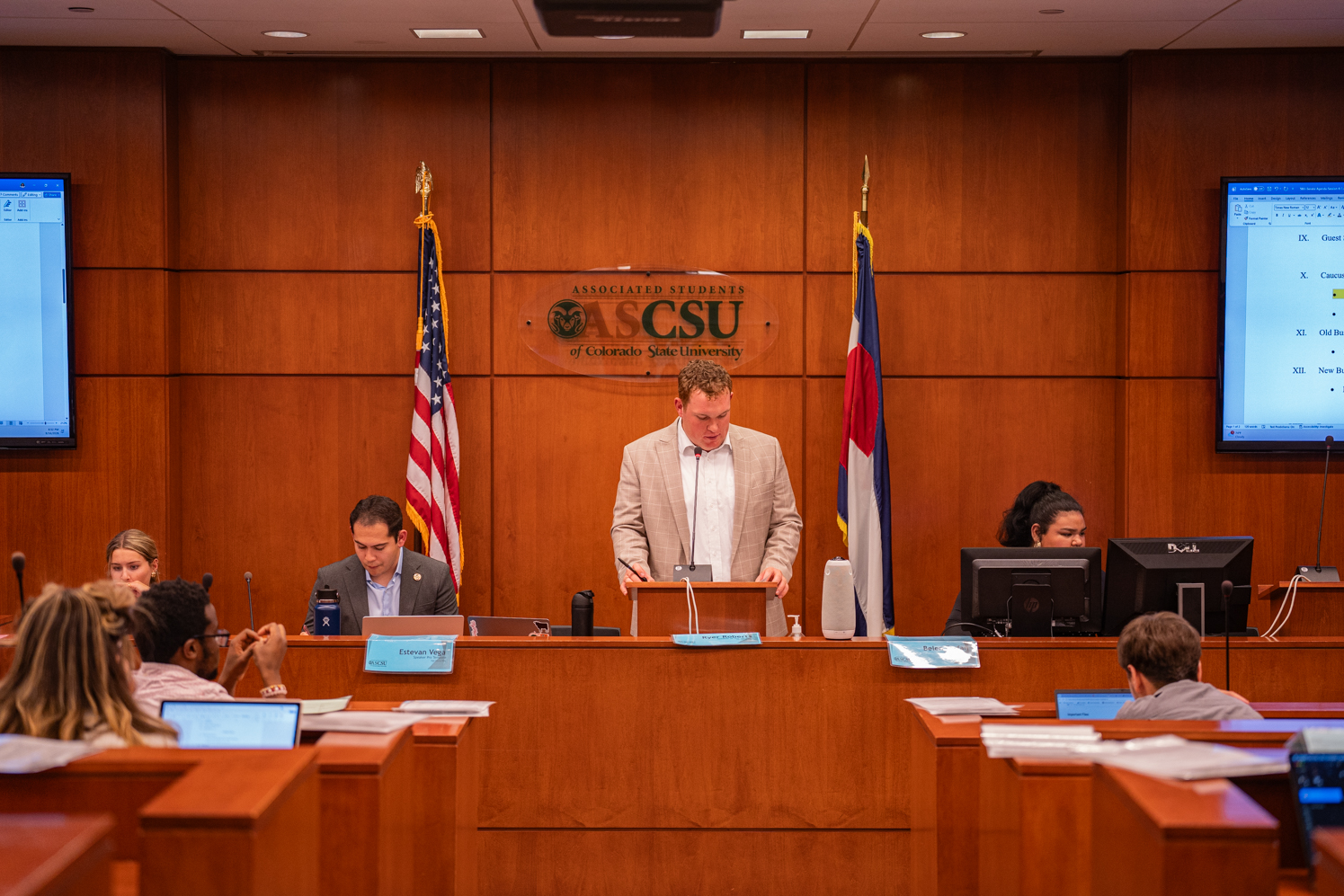 This week in ASCSU : Ratification of vice president , debate over AI literacy coordinator position